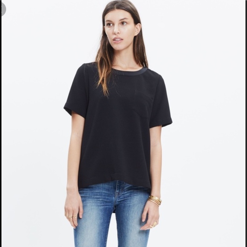 Madewell industry button back top